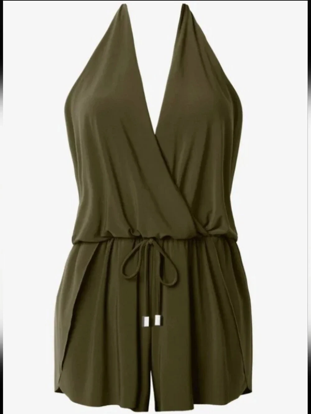 Magicsuit by Miraclesuit Women's Swimsuit Size 12 Green Bianca One-Piece Romper